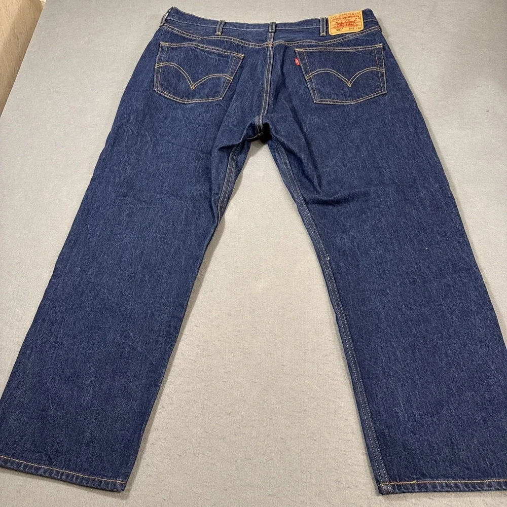 JEANS Levis‎ 501 XX  MENS 42X30 Shrink to Fit  Blue Straight Button Fly NWOT